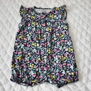 Carter's Girl’s Floral Romper Size 18 Months